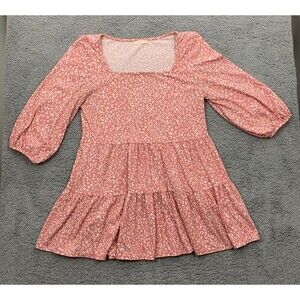 Women's Carole Christian Pink Blouse / Top / Shirt - Balloon Sleeve, Billowy